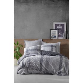 Cotton Box Miranda Gri Tek Kişilik Nevresim Takımı