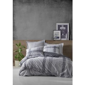 Cotton Box Miranda Gri Tek Kişilik Nevresim Takımı