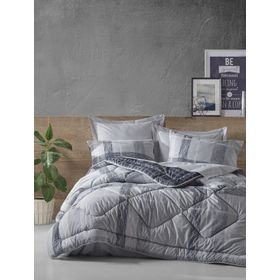 Cotton Box Miranda Ranforce Gri Çift Kişilik Uyku Seti