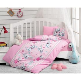 Cotton Box Miyav Pembe Bebek Nevresim Takımı