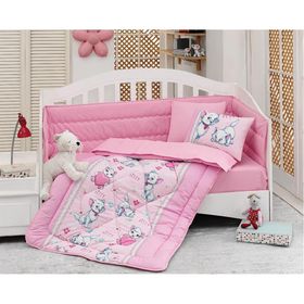 Cotton Box Miyav Pembe Bebek Nevresim Takımı
