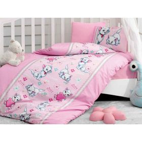 Cotton Box Miyav Pembe Bebek Nevresim Takımı
