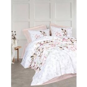 Cotton Box Modeline Ranforce Çift Kişilik Brice Bej Nevresim Takımı