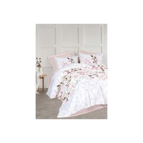 Cotton Box Modeline Ranforce Çift Kişilik Brice Bej Nevresim Takımı