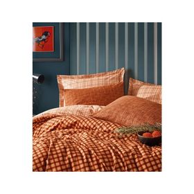 Cotton Box Modern Çift Kişilik Rane Kahve Nevresim Takımı