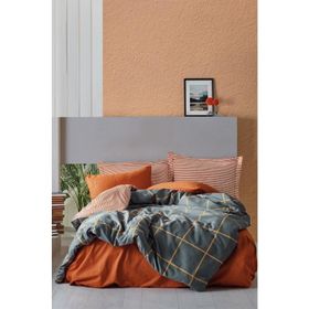 Cotton Box Modern Çift Kişilik Stark Tarçın Nevresim Takımı
