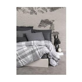 Cotton Box Modern Tek Kişilik Will Antrasit 160x220 cm Nevresim Takımı