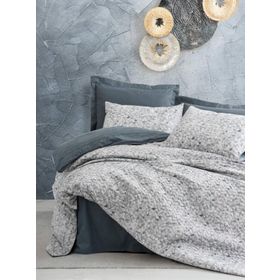 Cotton Box Molly Antrasit 200x220 cm Minimal Çift Kişilik Nevresim Takımı