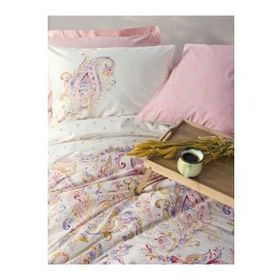 Cotton Box Muna Pembe Çift Kişilik Bohem 200x220 cm Nevresim Takımı