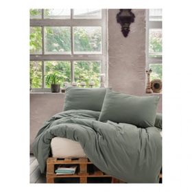 Cotton Box Neat Mint Krem 200x220 cm Çift Kişilik Nevresim Takımı