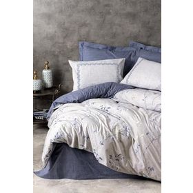 Cotton Box Nitsa Tek Kişilik Lacivert Nevresim Takımı