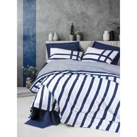 Cotton Box Nobil Ranforce Tek Kişilik Nifty Lacivert 160x220 cm Nevresim Takımı
