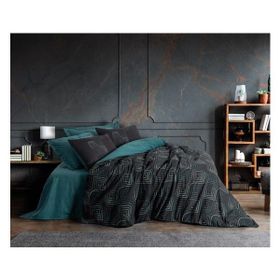Cotton Box Noche Petrol Dark Tek Kişilik Nevresim Takımı
