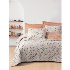 Cotton Box Oniks Karamel Minimal Tek Kişilik Lastikli Çarşaflı Nevresim Takımı