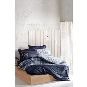 Cotton Box Pablo Masculine Ranforce Lacivert Çift Kişilik Nevresim Takımı