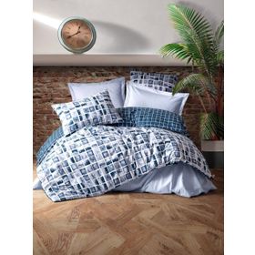 Cotton Box Palo Mavi Çift Kişilik Nevresim Takımı
