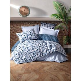 Cotton Box Palo Mavi Çift Kişilik Nevresim Takımı
