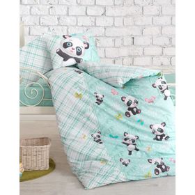 Cotton Box Panda Mint Bebek Nevresim Takımı