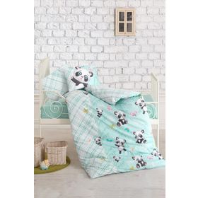 Cotton Box Panda Mint Bebek Nevresim Takımı