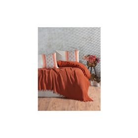 Cotton Box Papina Jakarlı Çift Kişilik Tarçın Pike Takımı