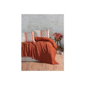 Cotton Box Papina Jakarlı Çift Kişilik Tarçın Pike Takımı