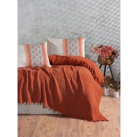 Cotton Box Papina Jakarlı Çift Kişilik Tarçın Pike Takımı