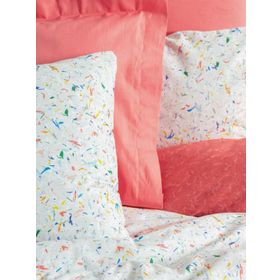 Cotton Box Petite Çift Kişilik Messy Mercan 200x220 cm Nevresim Takımı