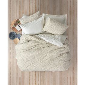 Cotton Box Petite Jot Bej Çift Kişilik Nevresim Takımı