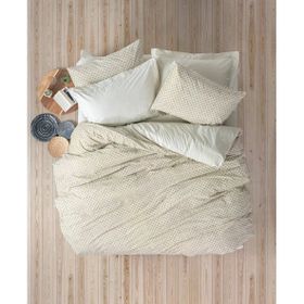 Cotton Box Petite Jot Bej Tek Kişilik Nevresim Takımı
