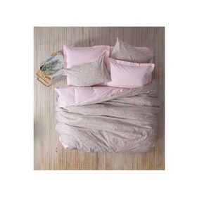 Cotton Box Petite Sihu Pembe Tek Kişilik Lastikli Çarşaflı Nevresim Takımı