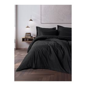 Cotton Box Plaid Ranforce Siyah Çift Kişilik Nevresim Takımı