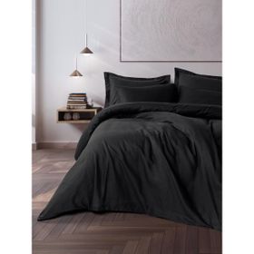 Cotton Box Plaid Ranforce Tek Kişilik Siyah Nevresim Takımı
