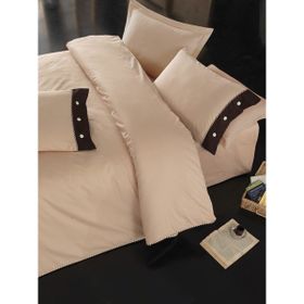 Cotton Box Plain Bej Tek Kişilik Nevresim Takımı