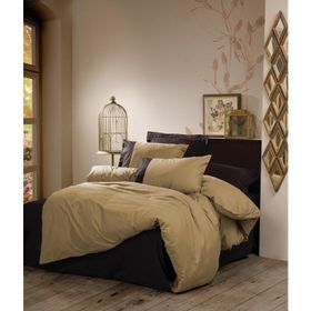 Cotton Box Plain Çift Kişilik Yeşil Siyah Nevresim Takımı