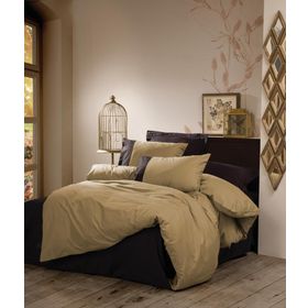 Cotton Box Plain Çift Kişilik Yeşil Siyah Nevresim Takımı