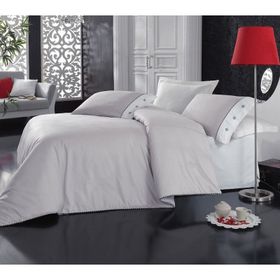 Cotton Box Plain Gri Çift Kişilik Nevresim Takımı