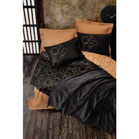 Cotton Box Plain Pamuk Dawn Bakır Battaniyeli Tek Kişilik Nevresim Takımı