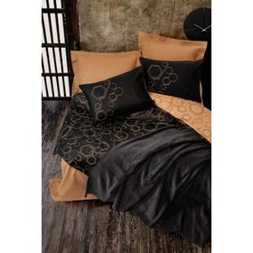 Cotton Box Plain Pamuk Dawn Bakır Battaniyeli Tek Kişilik Nevresim Takımı
