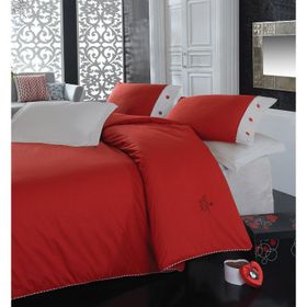 Cotton Box Plain Ranforce Kırmızı Tek Kişilik Nevresim Takımı