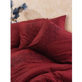 Cotton Box Plain Sooty Bordo Tek Kişilik Nevresim Takımı