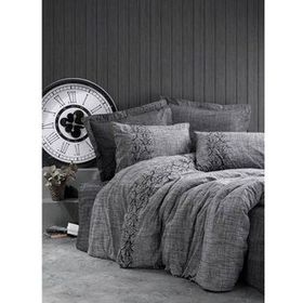 Cotton Box Plain Sooty Gri Çift Kişilik Nevresim Takımı