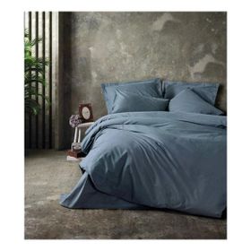 Cotton Box Plain Tek Kişilik Antrasit 160x220 cm Nevresim Takımı