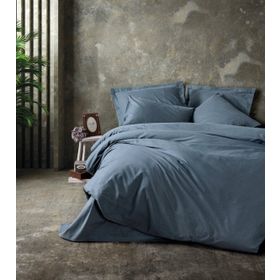 Cotton Box Plain Tek Kişilik Antrasit 160x220 cm Nevresim Takımı