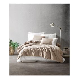 Cotton Box Plain Tek Kişilik Vizon Krem Nevresim Takımı