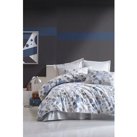 Cotton Box Poly Mavi Tek Kişilik Nevresim Takımı