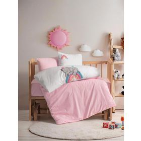 Cotton Box Punch Lucky Pembe Nakışlı Bebek Nevresim Takımı