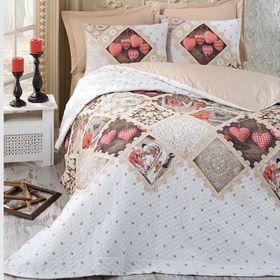 Cotton Box Ranforce Betsey Bej Çift Kişilik Nevresim Takımı