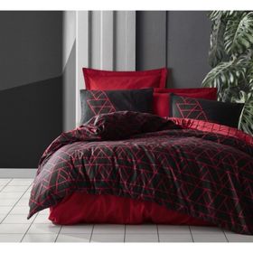 Cotton Box Ranforce Bordo Tek Kişilik Nevresim Takımı