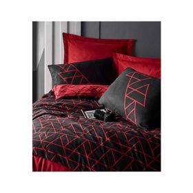 Cotton Box Ranforce Bordo Tek Kişilik Nevresim Takımı