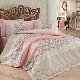 Cotton Box Ranforce Megan Bej Tek Kişilik Uyku Seti